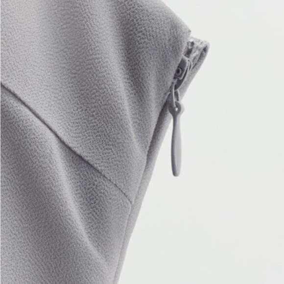 Zara 3Way Asymmetrical Ruched Maxi Gown- Georgette -from the UK *RARE* - Picture 2 of 9